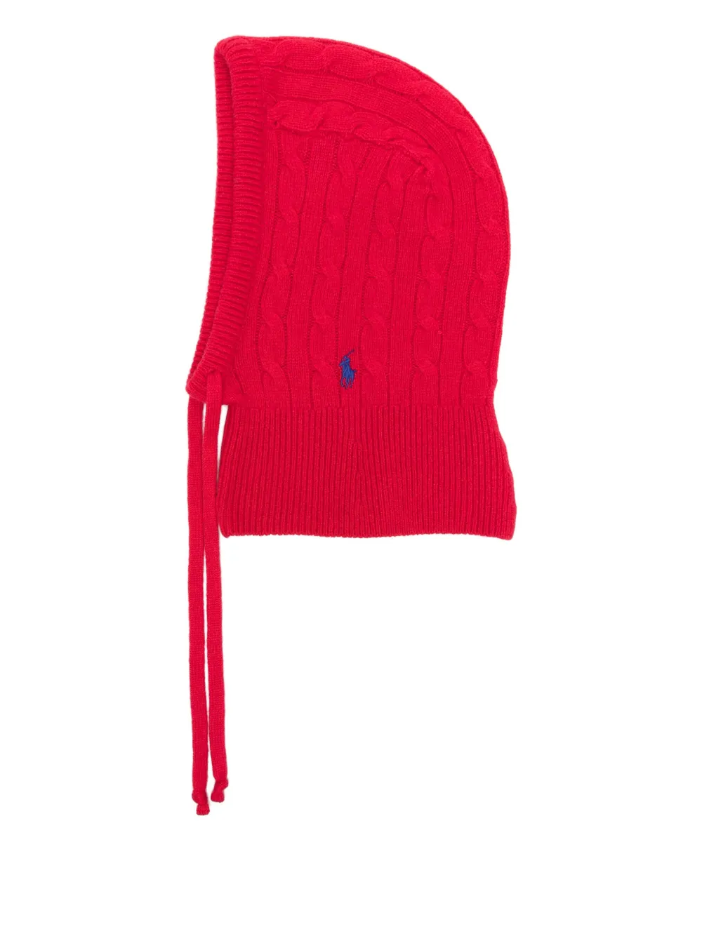

Капюшон с косичной вязкой POLO RALPH LAUREN, красный