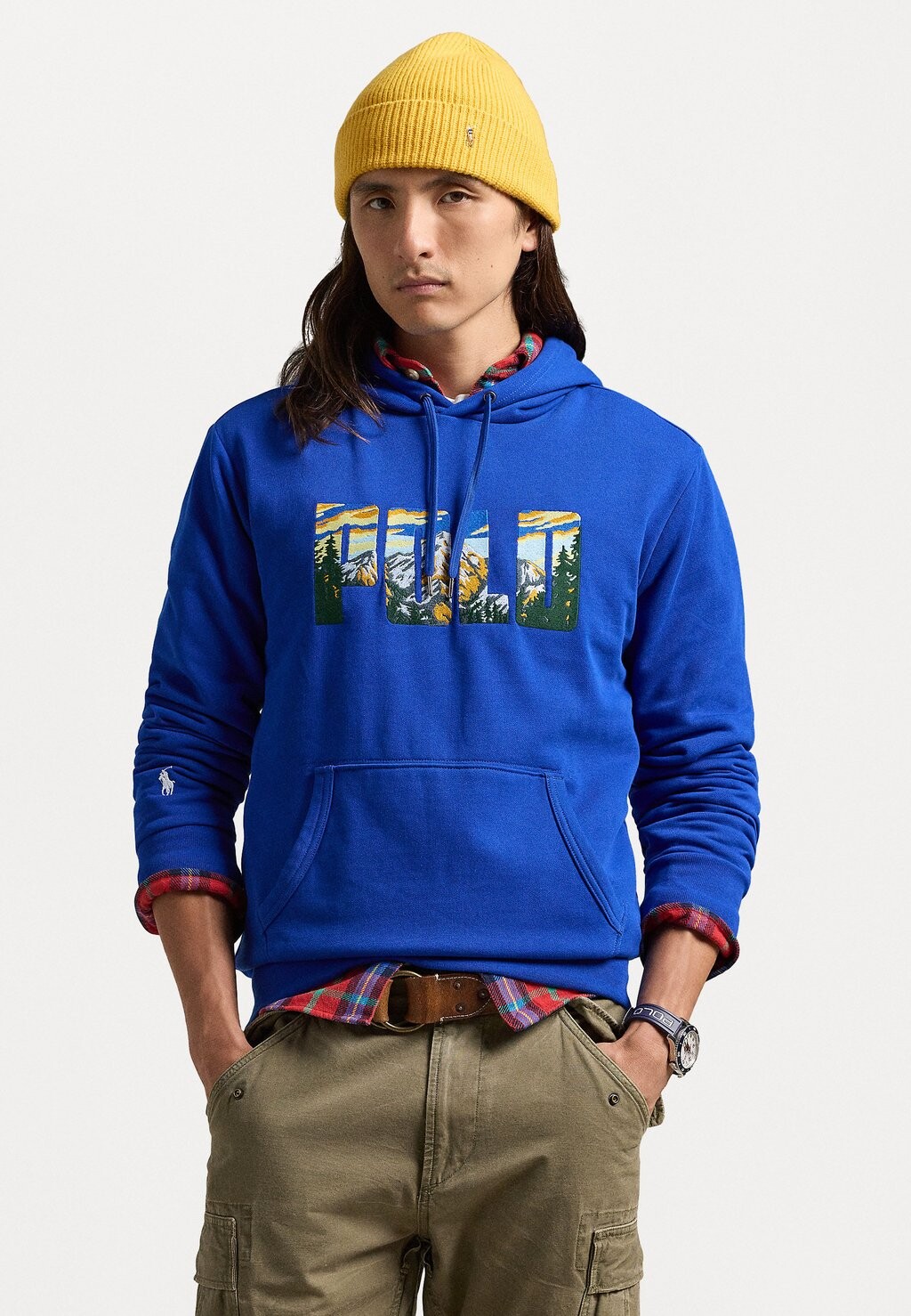 

Толстовка с капюшоном LOGO FLEECE HOODIE Ralph Lauren, синий