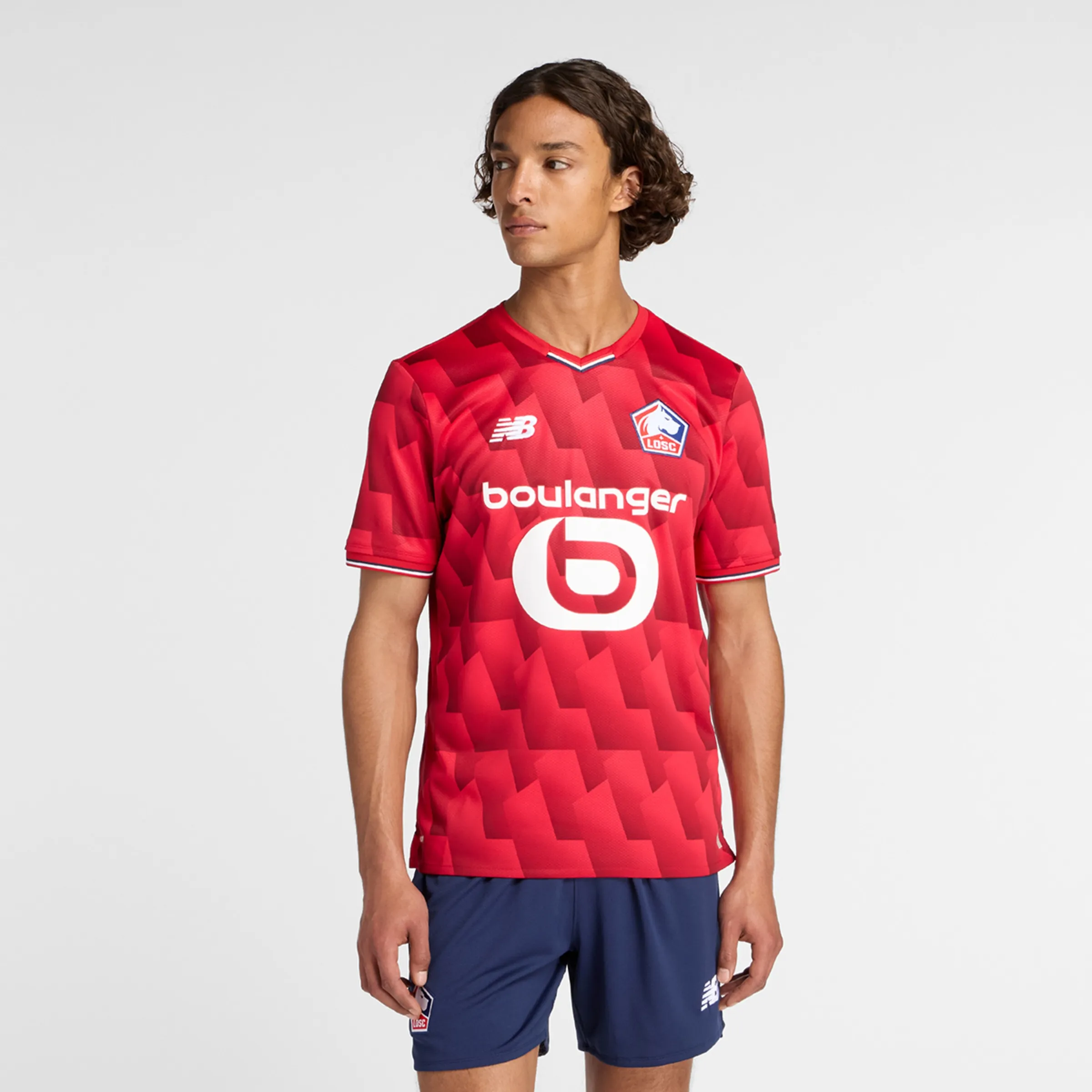 

Футболка мужская домашняя форма ЛОСК 2025/2026 Реплика New Balance, красный