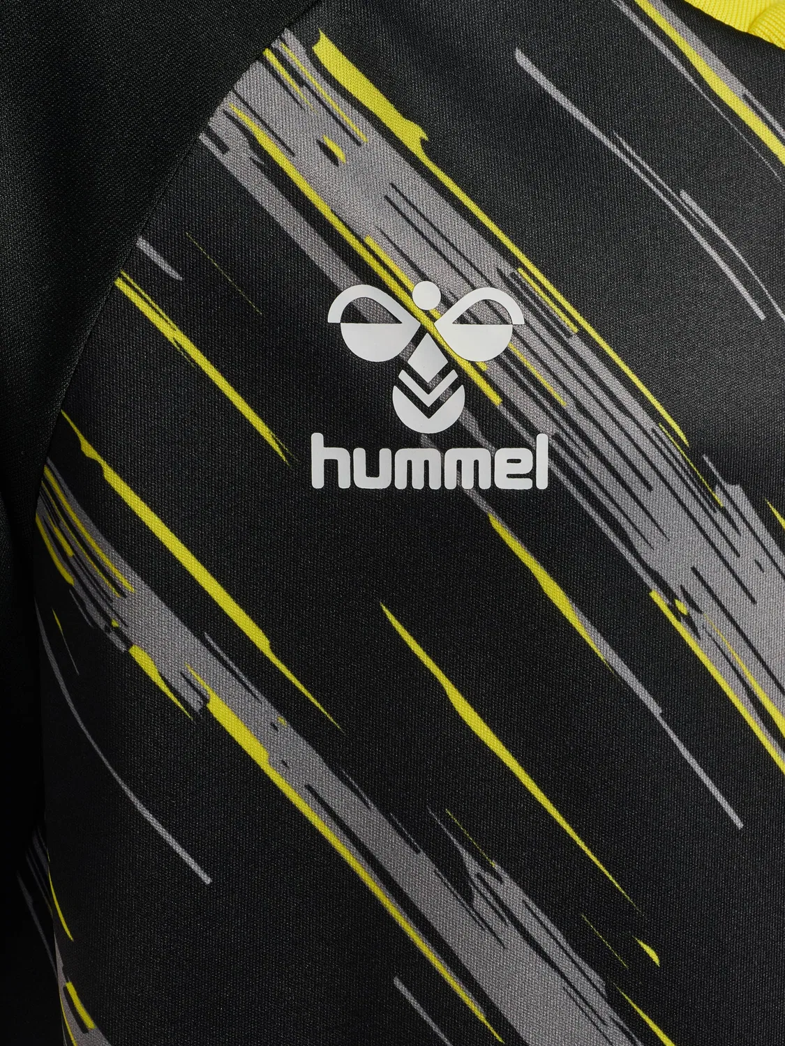 Футболка, полиэстер, Hummel, черный/ярко-желтый — фото 3