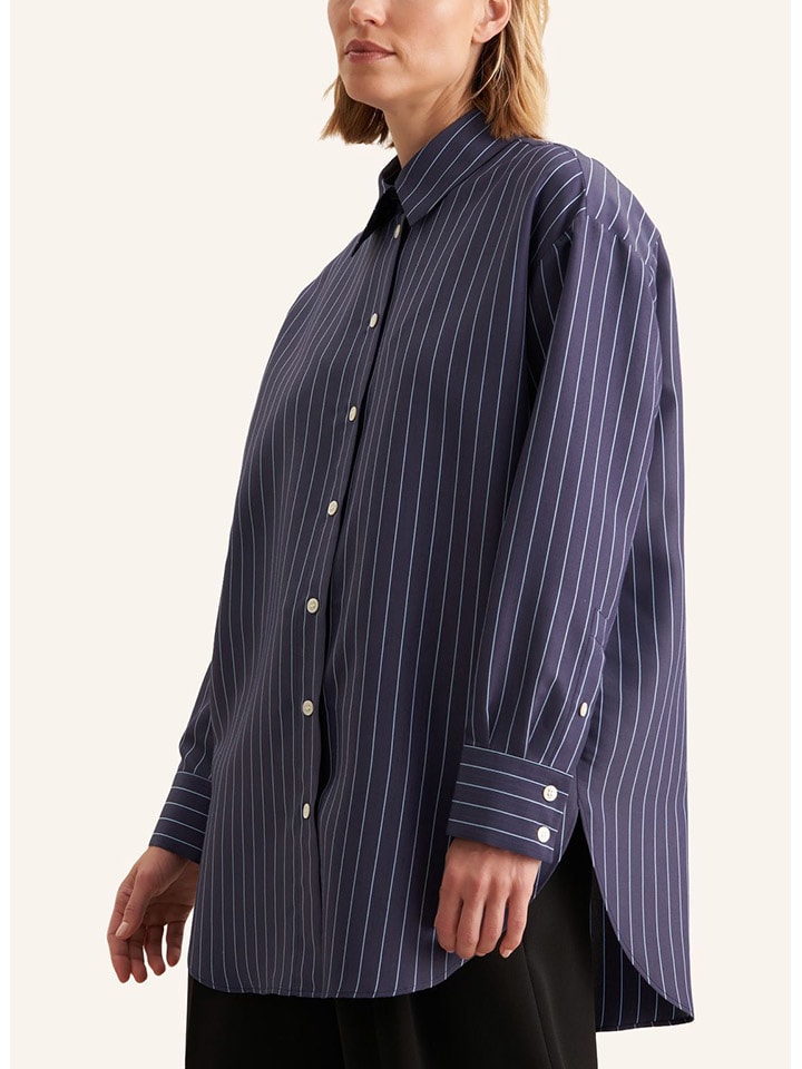 

Seidensticker Рубашка темно-синего/белого цвета