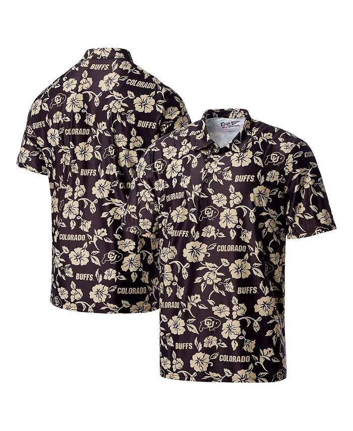 

Мужская поло для активного отдыха Colorado Buffaloes черного цвета Reyn Spooner