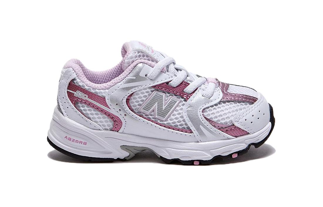 Кроссовки NB 530 Abrasion Resistant Low top для малышей Silver Purple New Balance, серебряный фиолетовый — фото 3