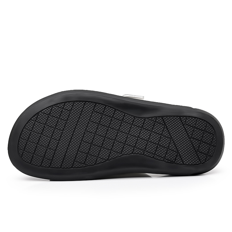 PAIBLOKS Мужские белые противоскользящие резиновые тапочки с амортизацией, цвет White — фото 4