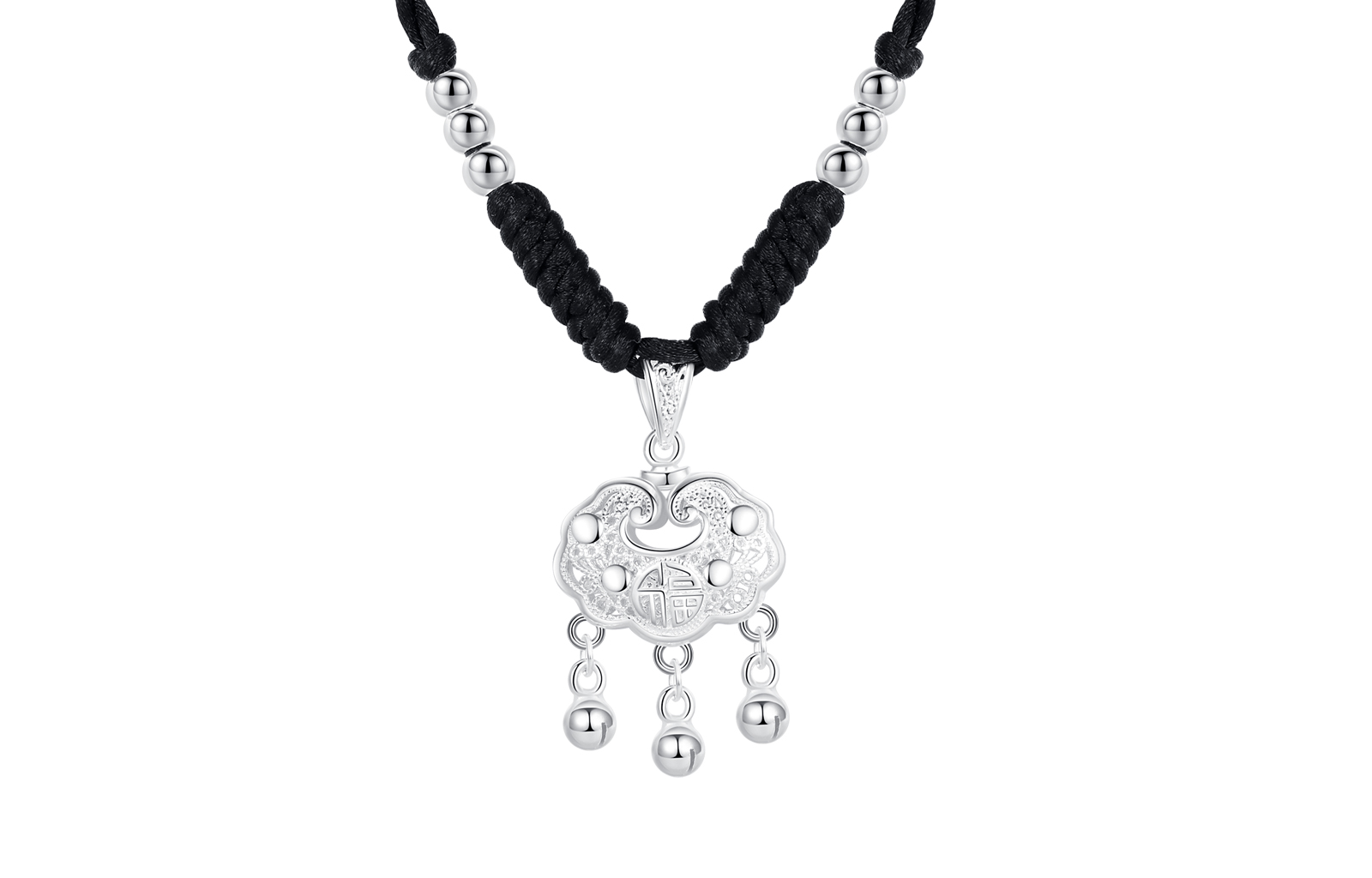 

MISS TOOYA Серебряный кулон с благопожелательным символом замка мира для женщин Sterling Silver