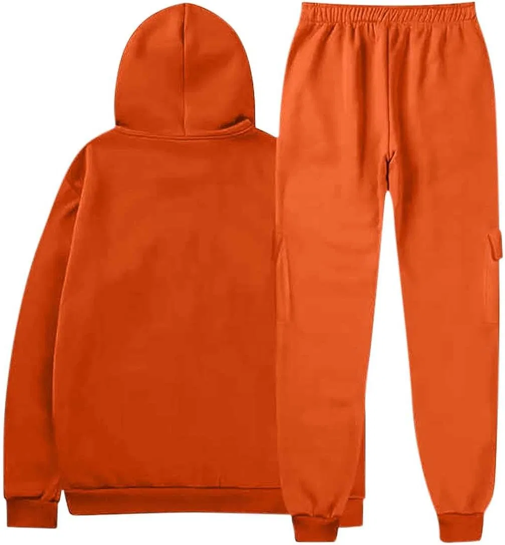 Спортивный костюм из рипстоп-ткани, Generic, 2 предмета, оранжевый — фото 4