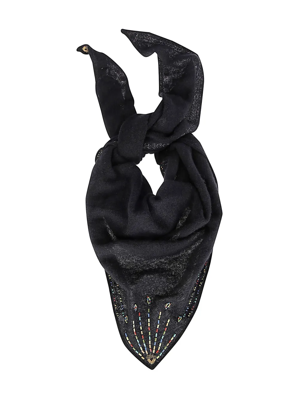 

Украшенный шарф Faliero Sarti, черный