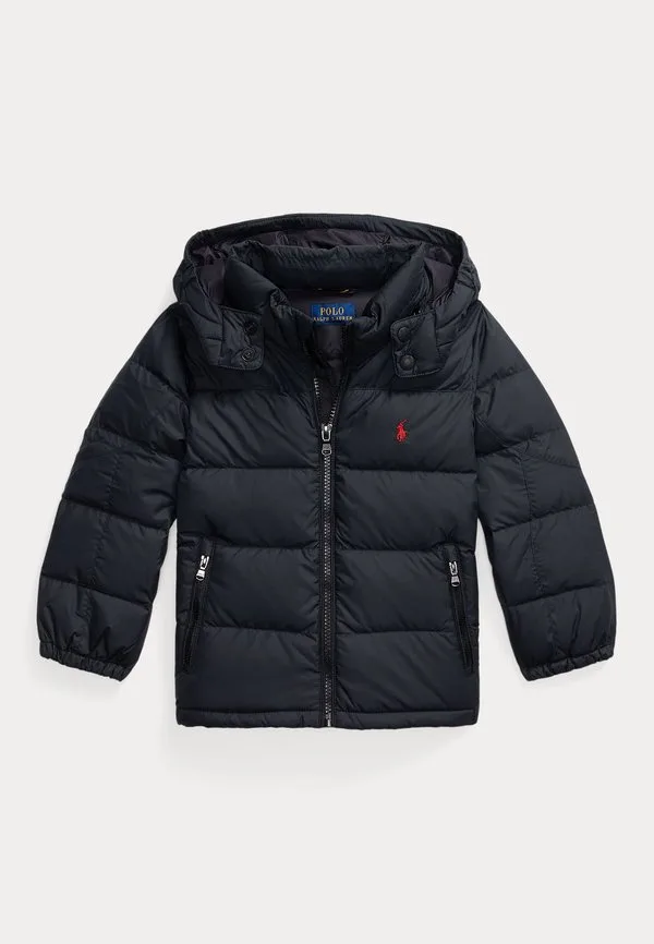 Пуховая куртка gorham с капюшоном, размер 26y Polo Ralph Lauren, Black — фото 3