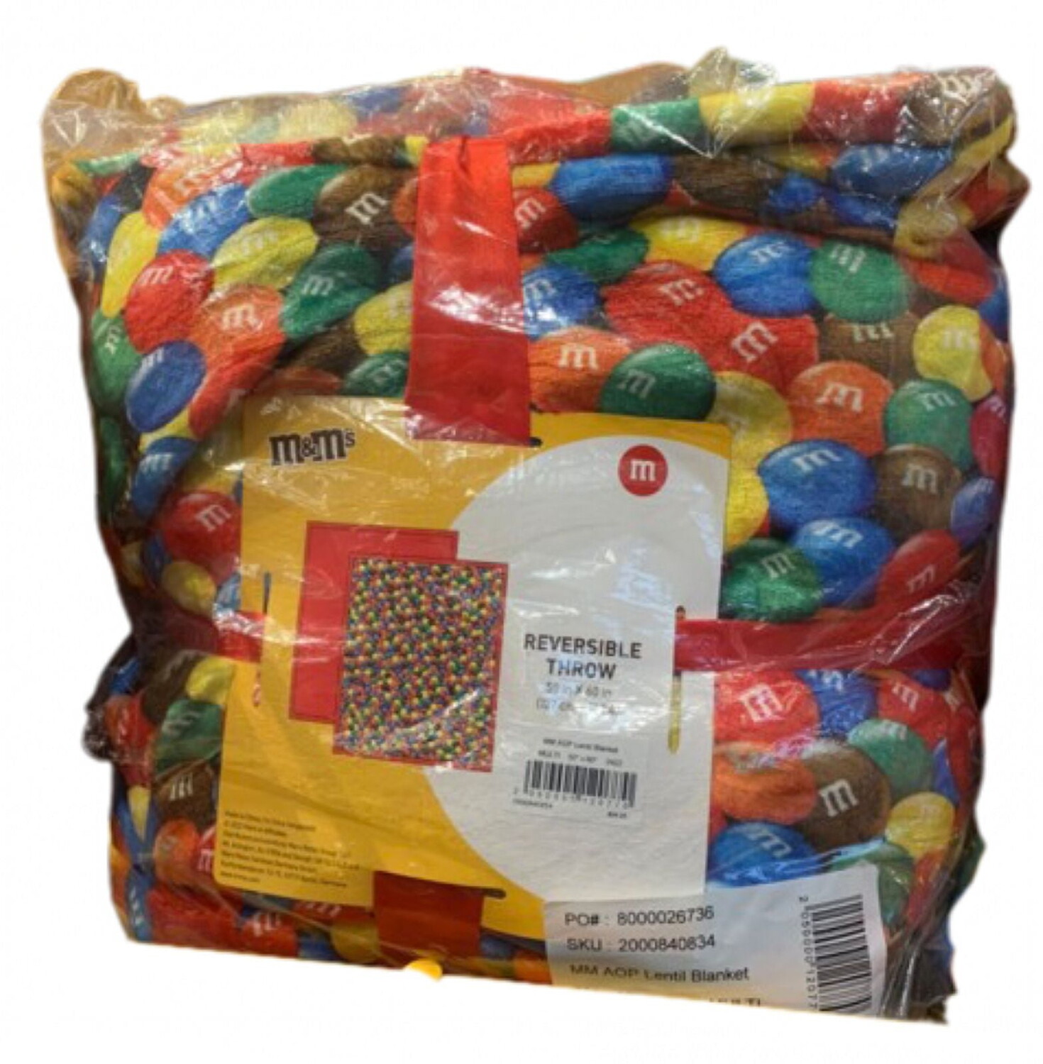

Двусторонний плед M&M's World Chocolate Candy, разноцветный