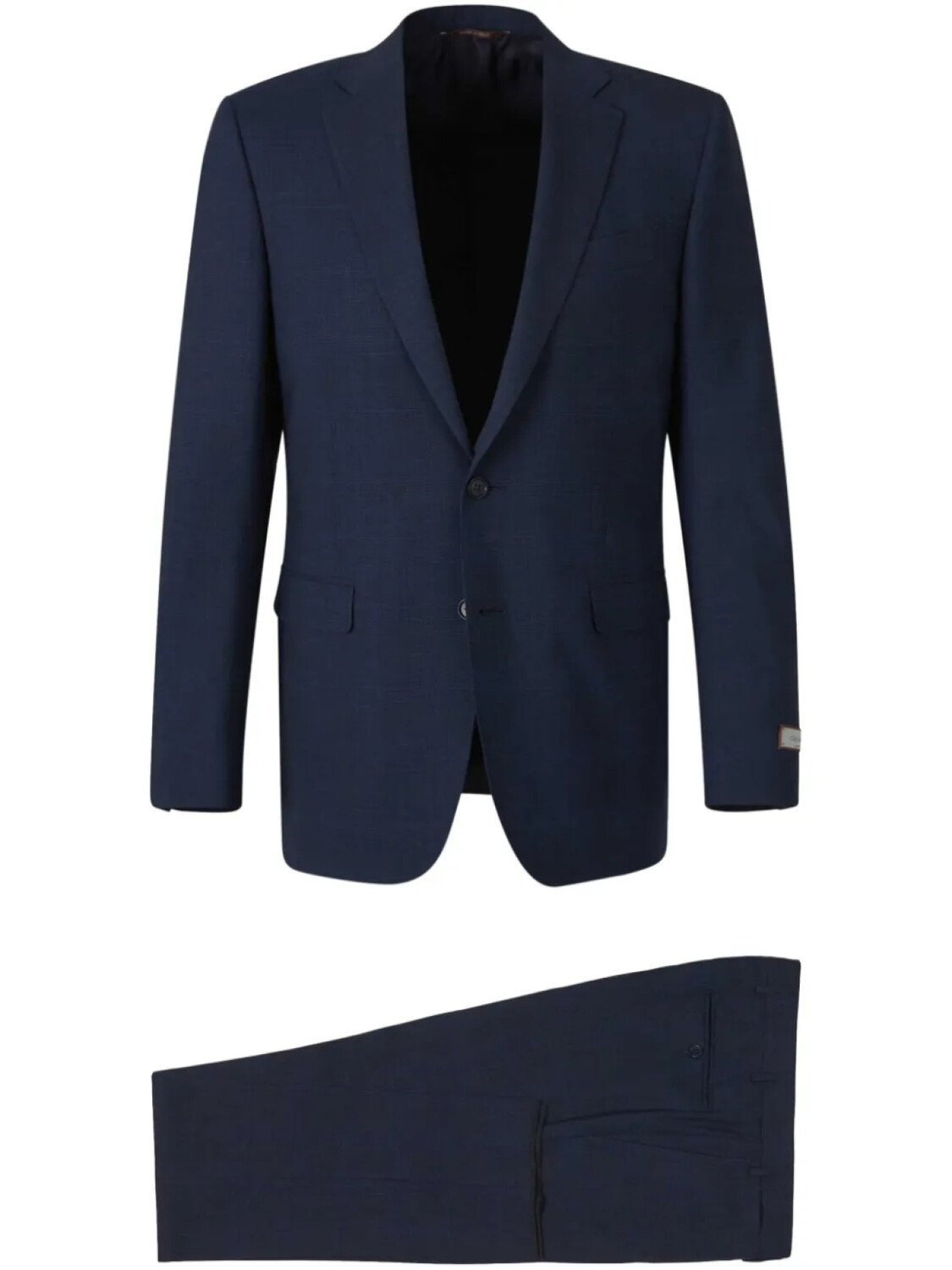 

Canali шерстяной костюм, синий