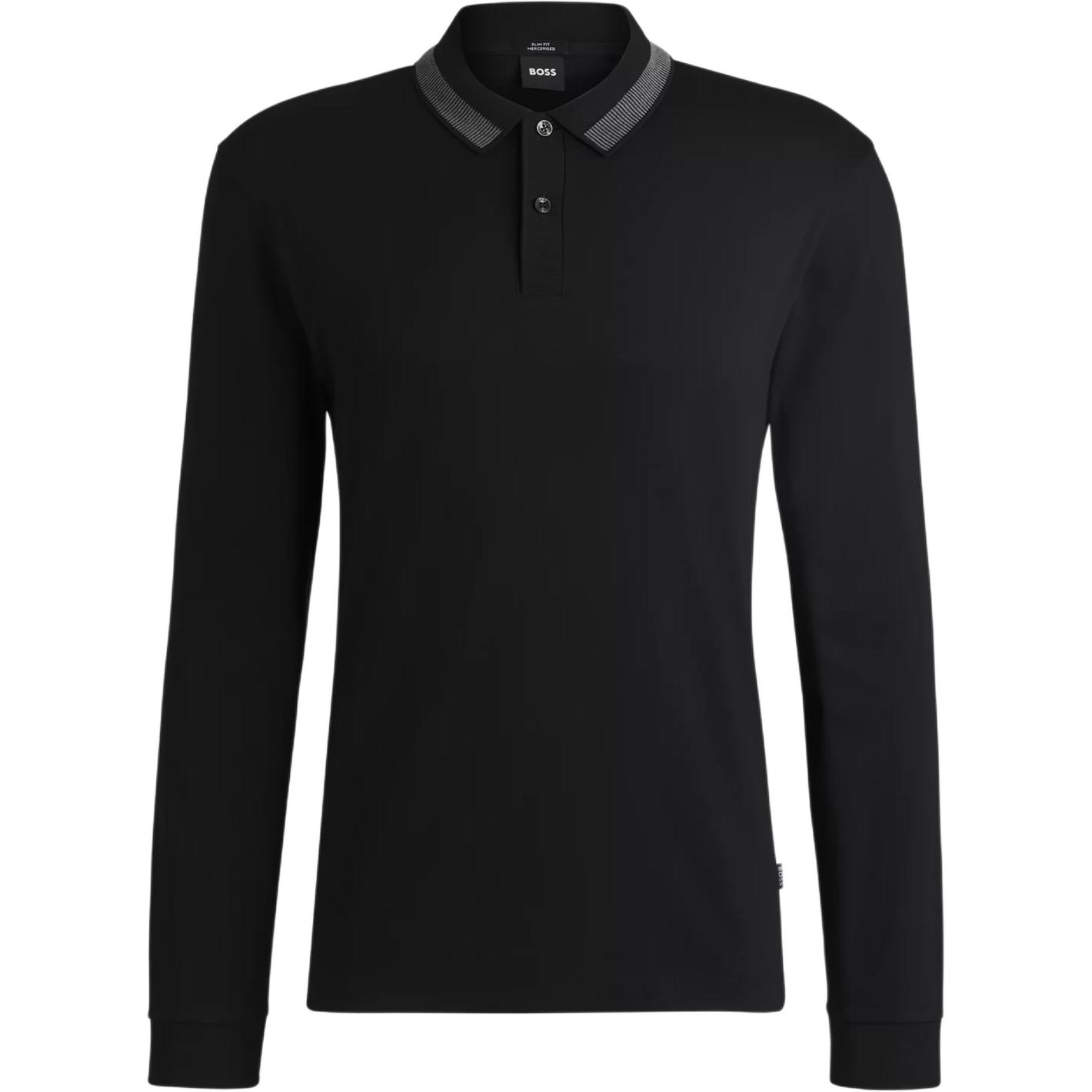 

HUGO BOSS Футболка-поло Slim Fit мужская black, Черный, HUGO BOSS Футболка-поло Slim Fit мужская black