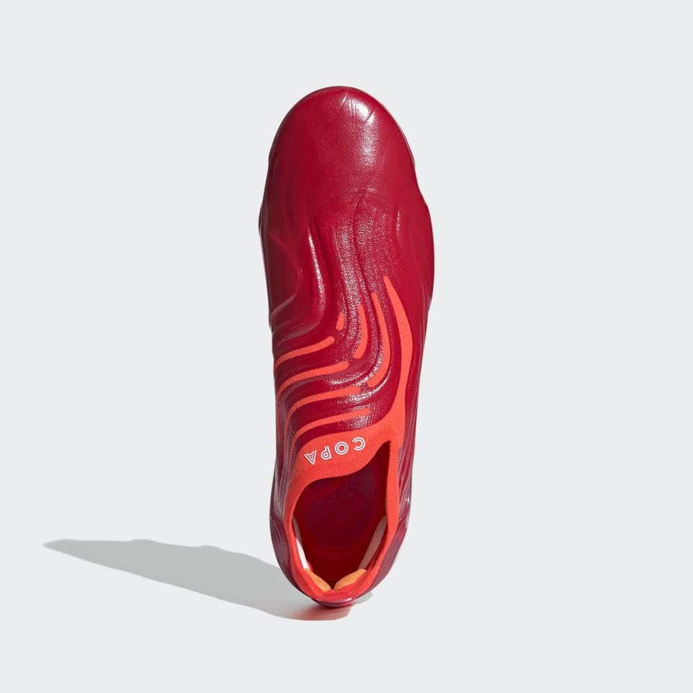Футбольные бутсы Adidas Copa Sense+ для твердого грунта - мужские, красно-белый — фото 3