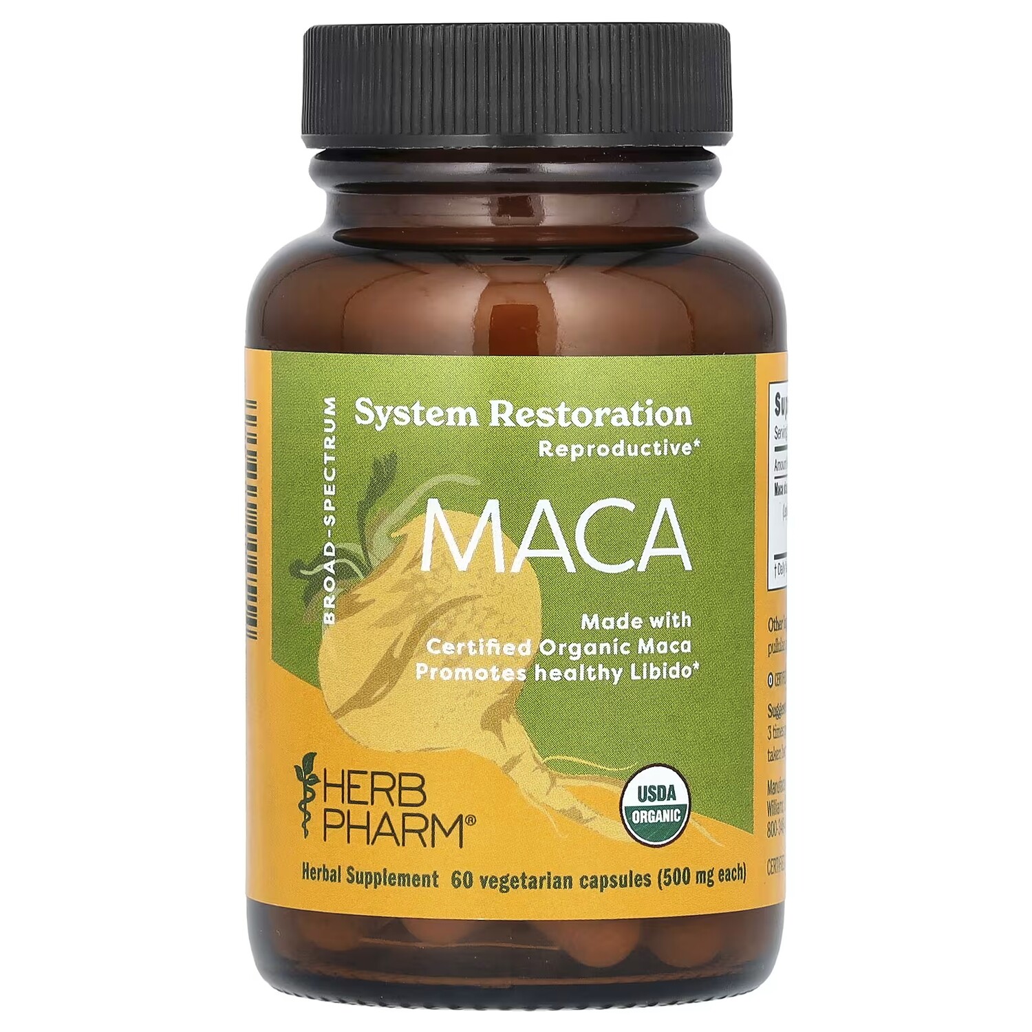 

Добавка Herb Pharm Maca 500 мг