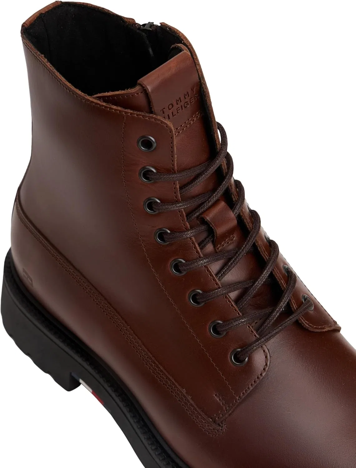 Мужские ботинки Tommy Hilfiger Hilfiger Comfort Lwt LTH Fm0fm05593 средней высоты, Brown Winter Cognac — фото 4