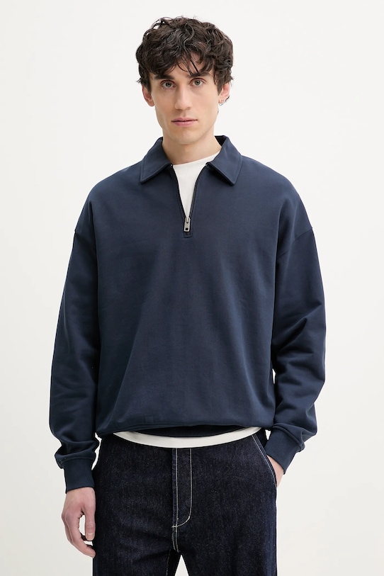 

Хлопковая толстовка OWNEY Solid, темно-синий