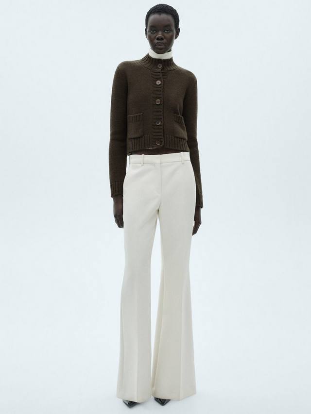 

Кардиган с накладным карманом forest Mango, зеленый