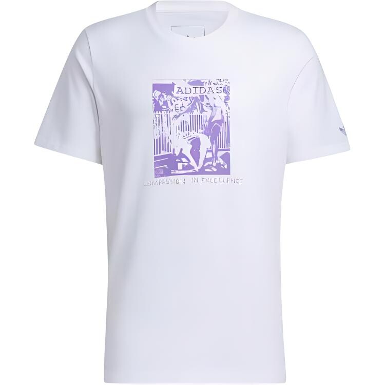 

Футболка DILL Compassion для мужчин, белая Adidas Originals, белый