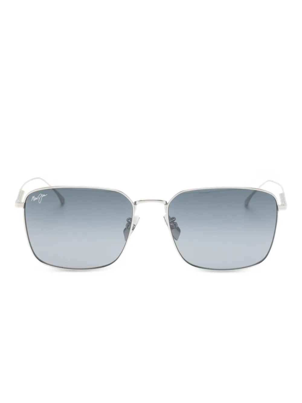 

Солнцезащитные очки Kahako в квадратной оправе Maui Jim, серебристый