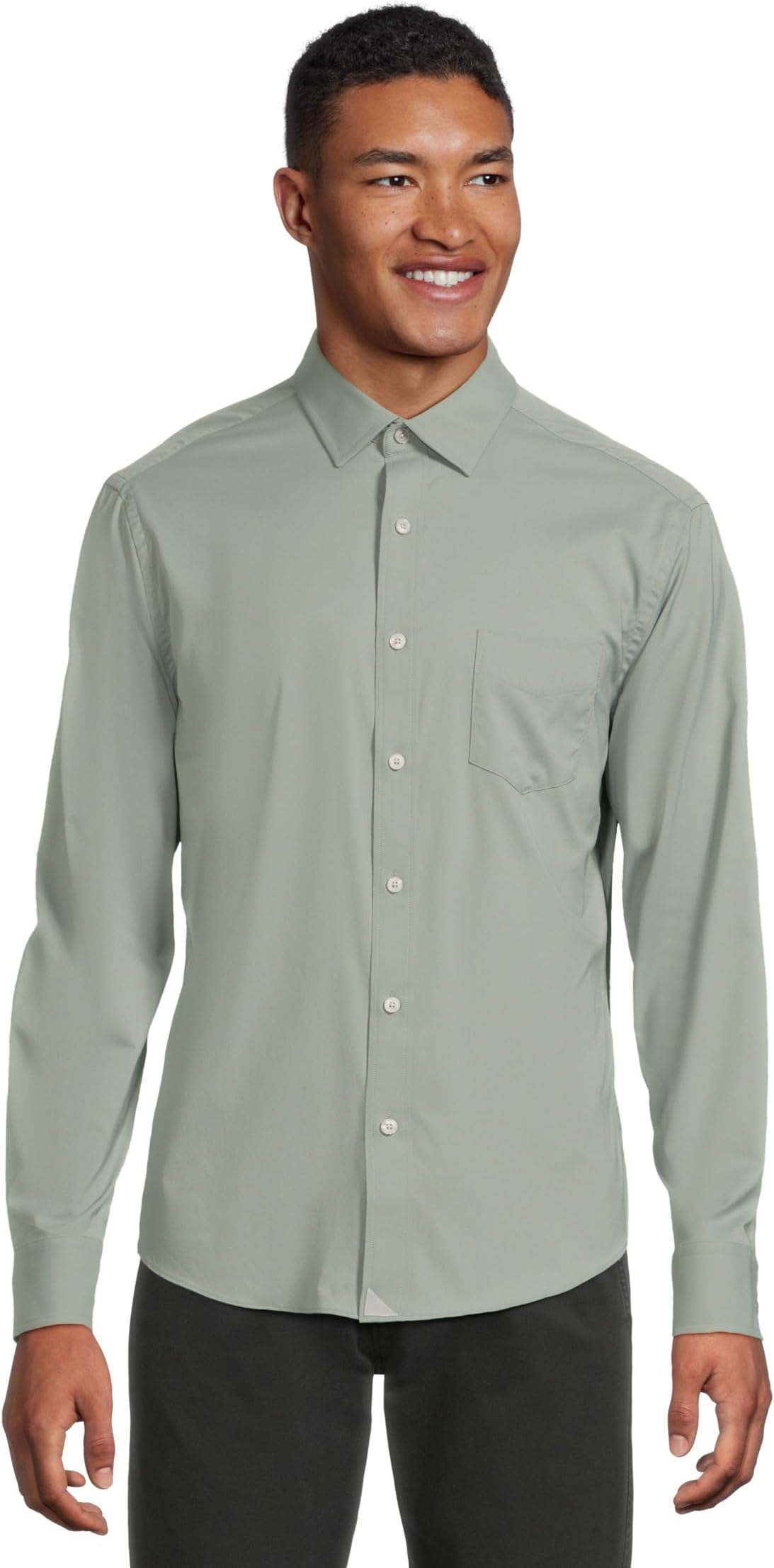 

Рубашка UNTUCKit Wrinkle Free Performance Gironde Shirt, цвет Light Green