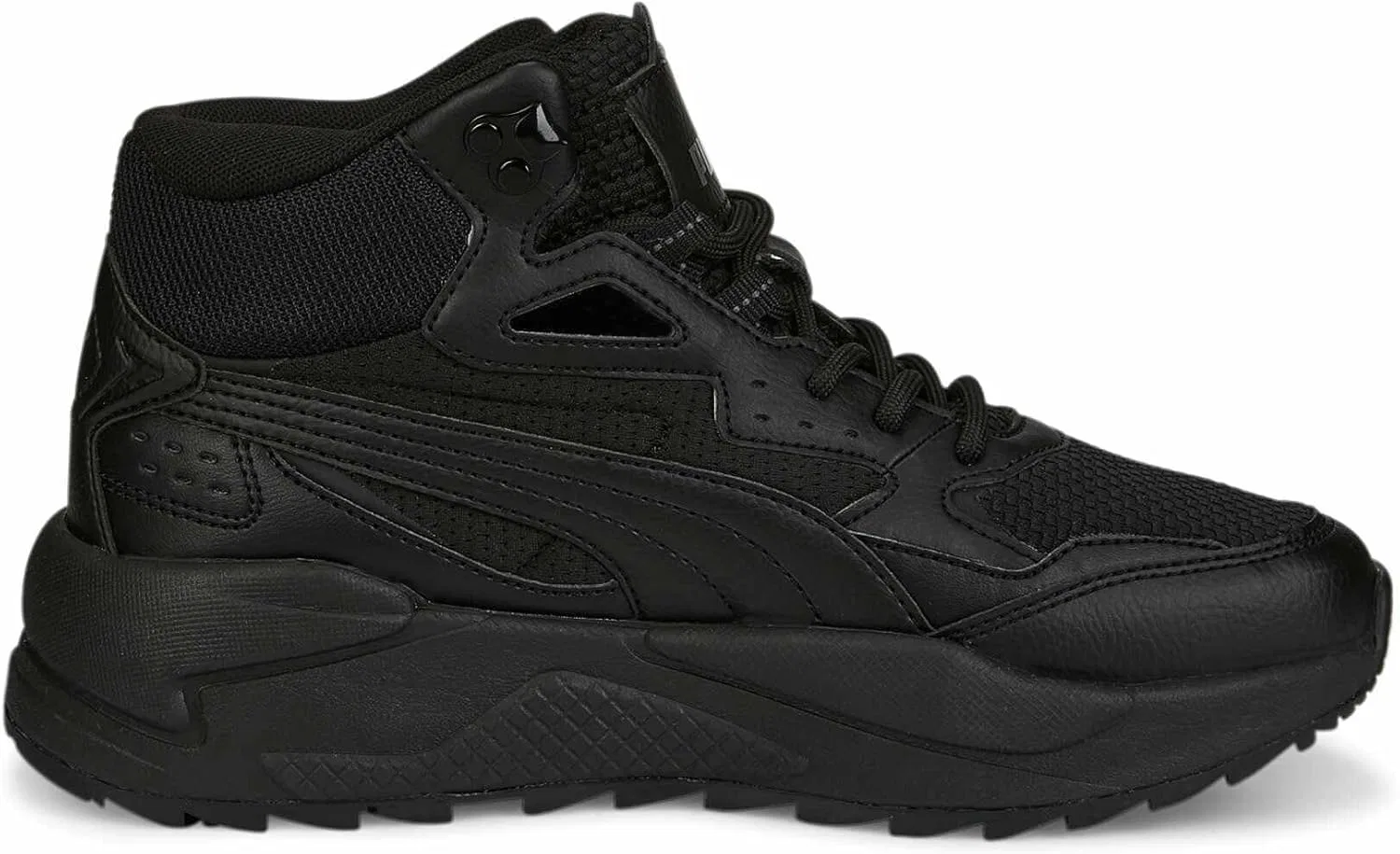Мужские кроссовки PUMA Undefined X-Ray Speed ​​Mid WTR Youth Trainers, черный, темно-серый — фото 2