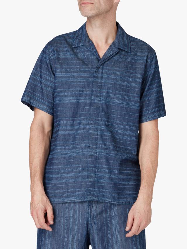 

Полосатая рубашка с коротким рукавом Paul Smith, Blue