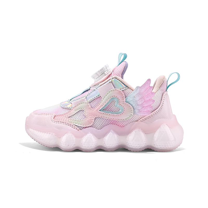 

Кроссовки детские с противоскользящей подошвой и износостойкими подошвами для бега FIRS Kids, розовый