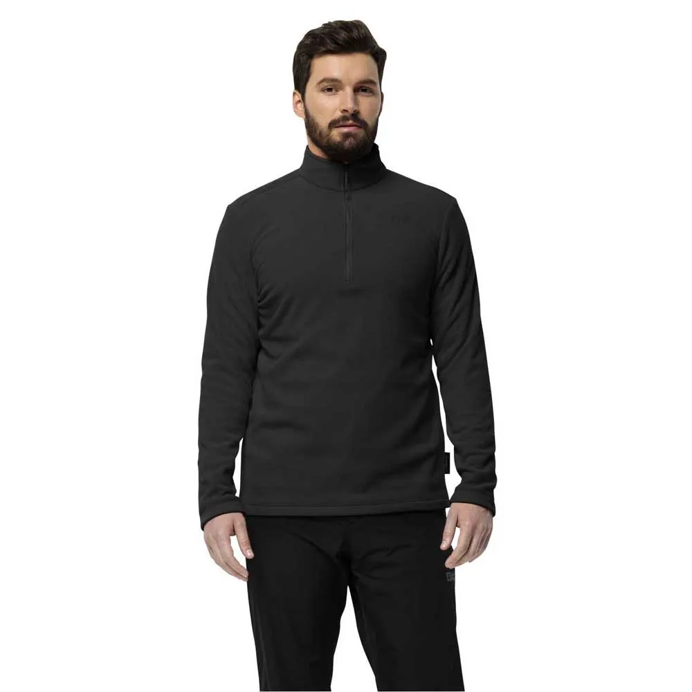 

Флис Jack Wolfskin Taunus half zip, черный