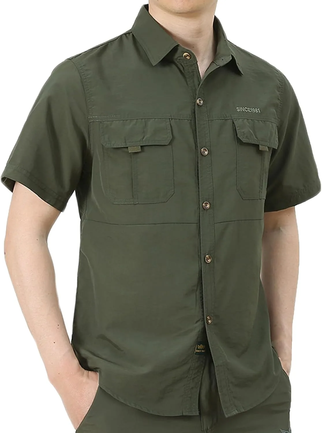 

Мужская рубашка Muscularfit с коротким рукавом, свободного кроя