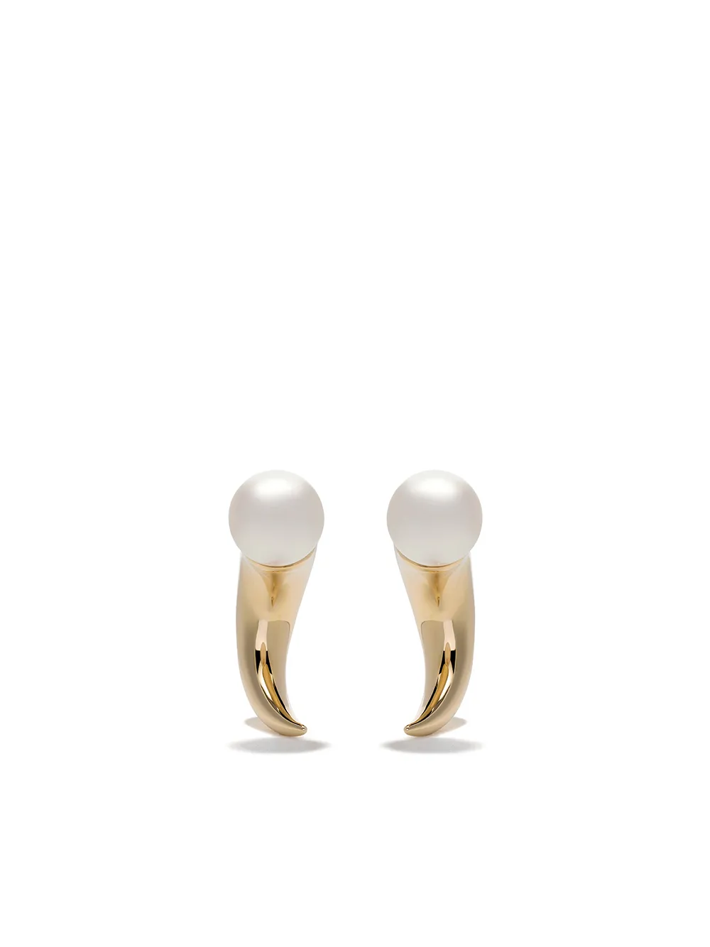 

Серьги Danger Horn из желтого золота с жемчугом TASAKI, золотой