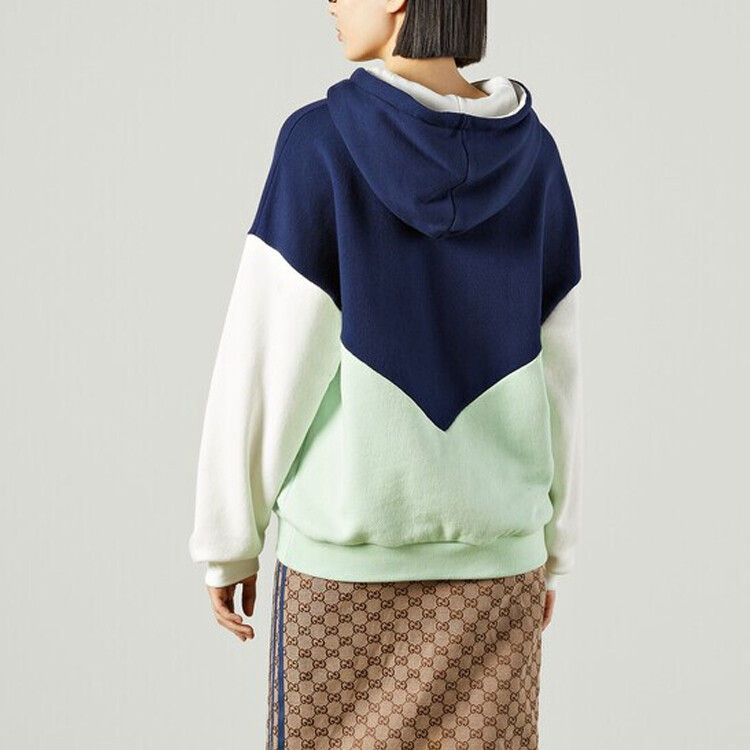 Толстовка Adidas x Gucci, женская модель, зеленый — фото 3