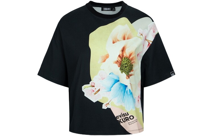 

Футболка женская черная Evisu