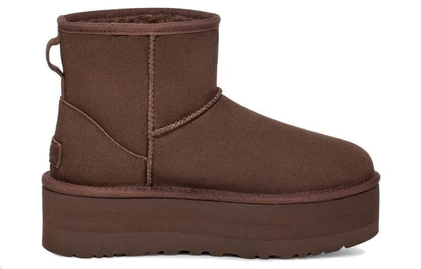 Угги UGG Classic Mini Platform, темно-коричневый — фото 2