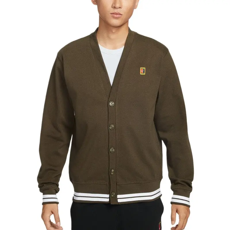 

Nike Куртка Court Jackets мужская Army Green с V-образным вырезом Moderate Others