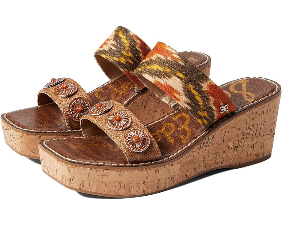 

Туфли Sam Edelman Abril, цвет Orange/Brown Fabric