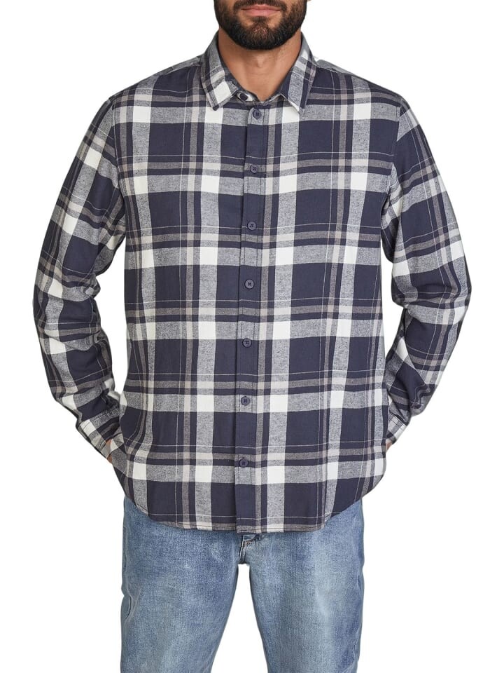 

Рубашка DENIMFY Hemd DFDean, синий