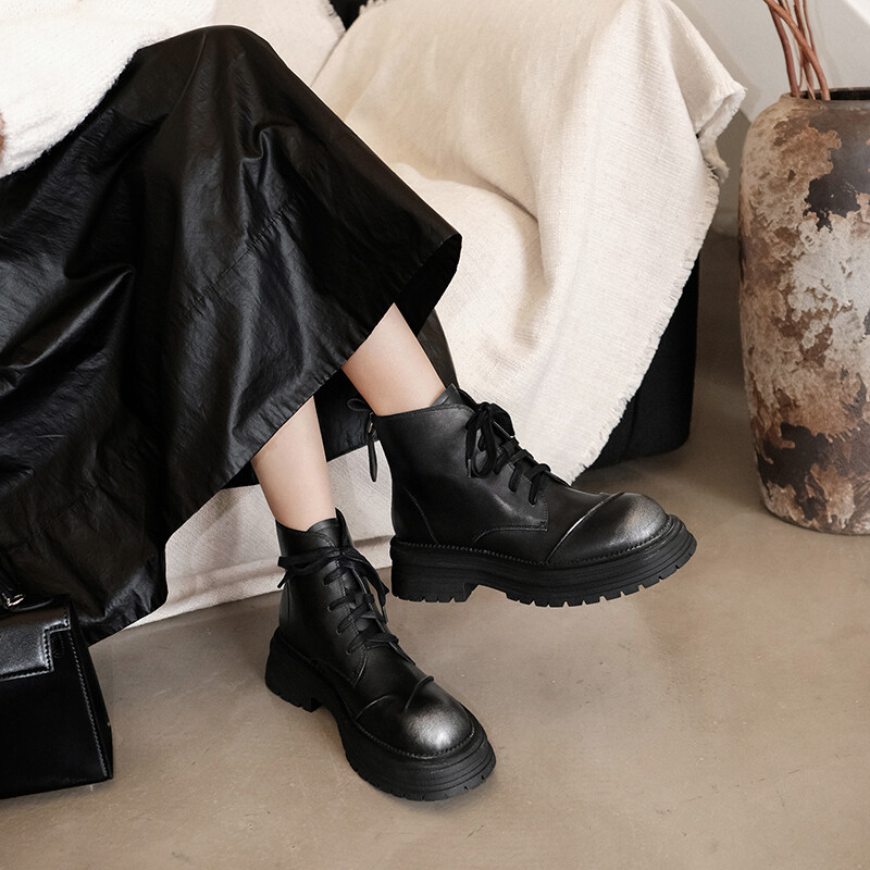 

Ботинки AIQINISHA Martin Boots Women's, черный
