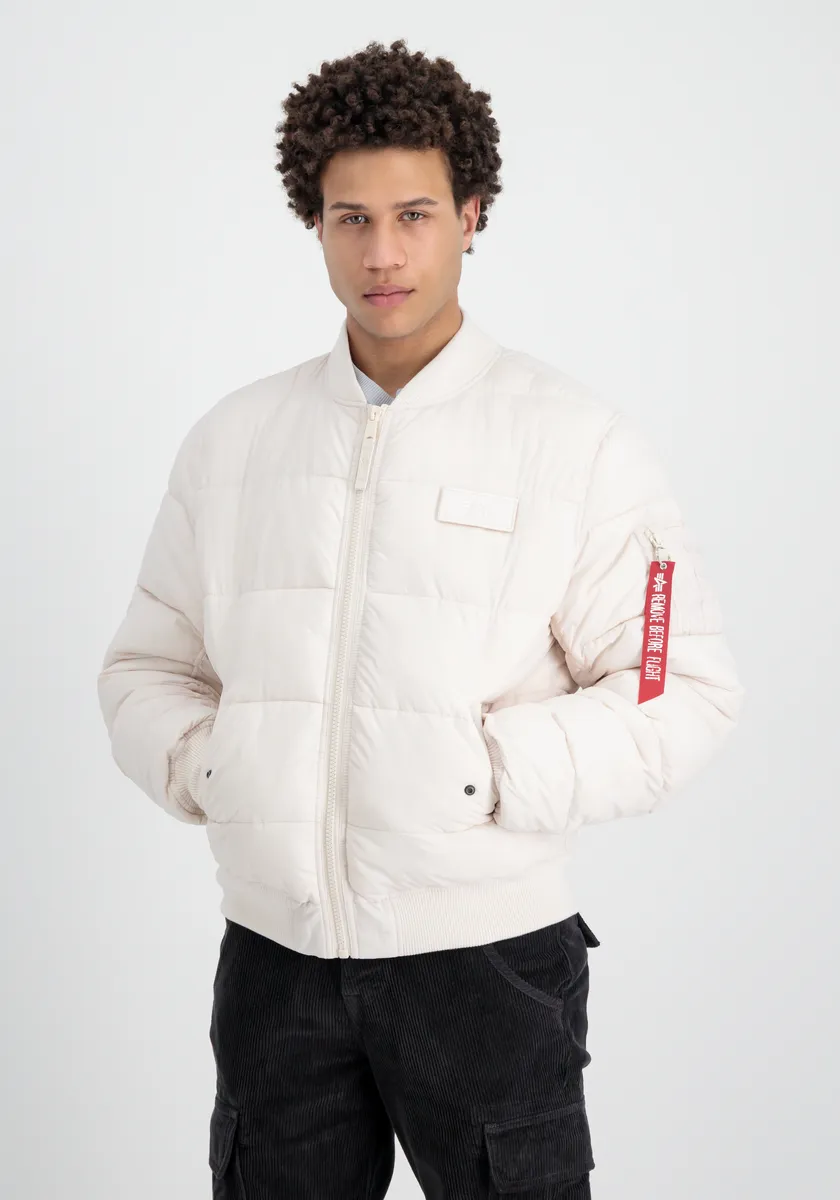 

Куртка-бомбер Alpha Industries " Alpha Industries Мужчины - Куртки-бомберы MA-1 Puffer Bomber", цвет Jet Stream White