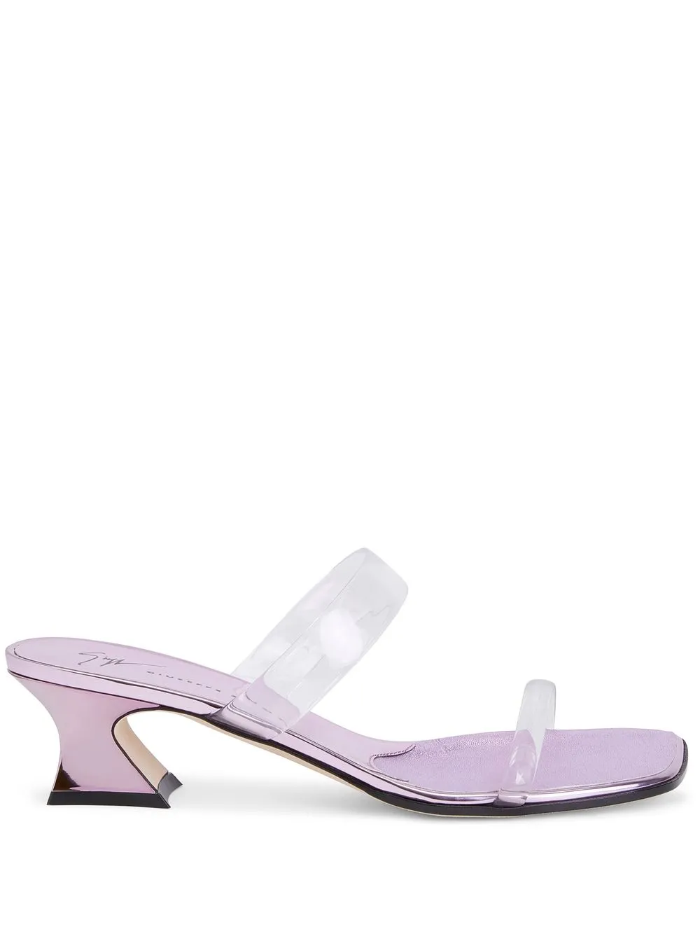 Босоножки Aude Plexi 45 Giuseppe Zanotti, розовый