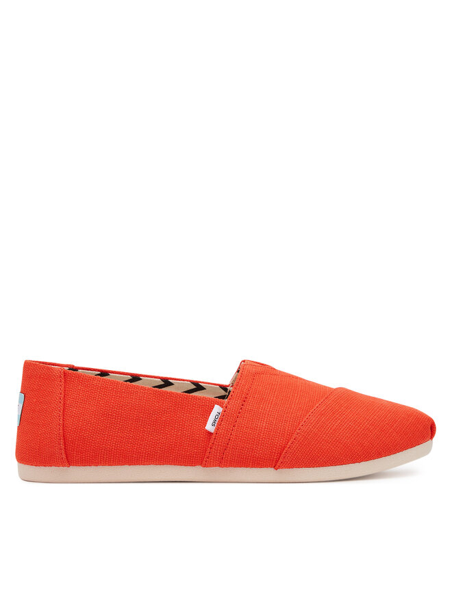 Низкие туфли Alpargata Classic 10021933 Toms, красный