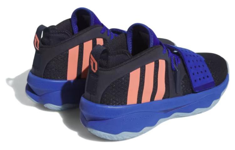 Adidas Dame 8 Extply Legend Ink Coral Fusion, черно-синий — фото 4