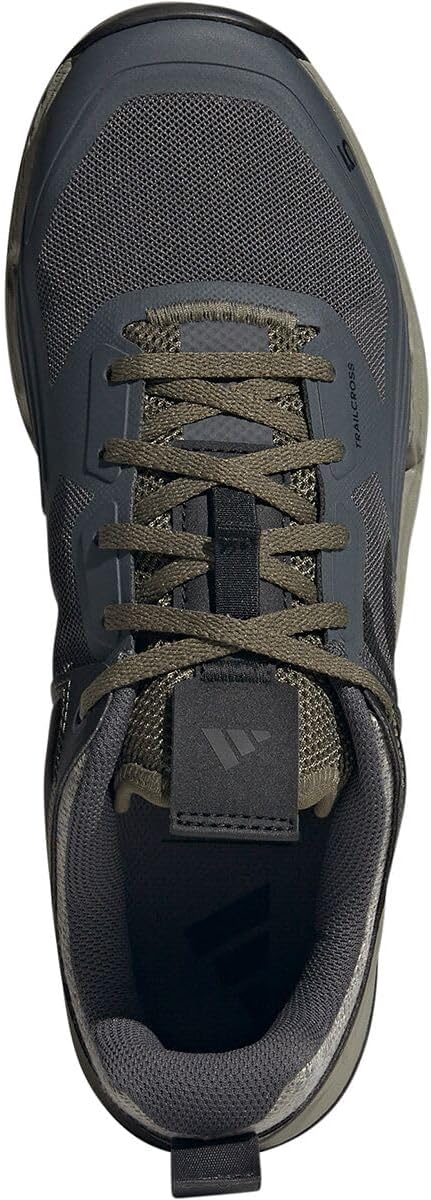 Мужские трейловые кроссовки adidas Trailcross, черный/серый/оливковый — фото 2