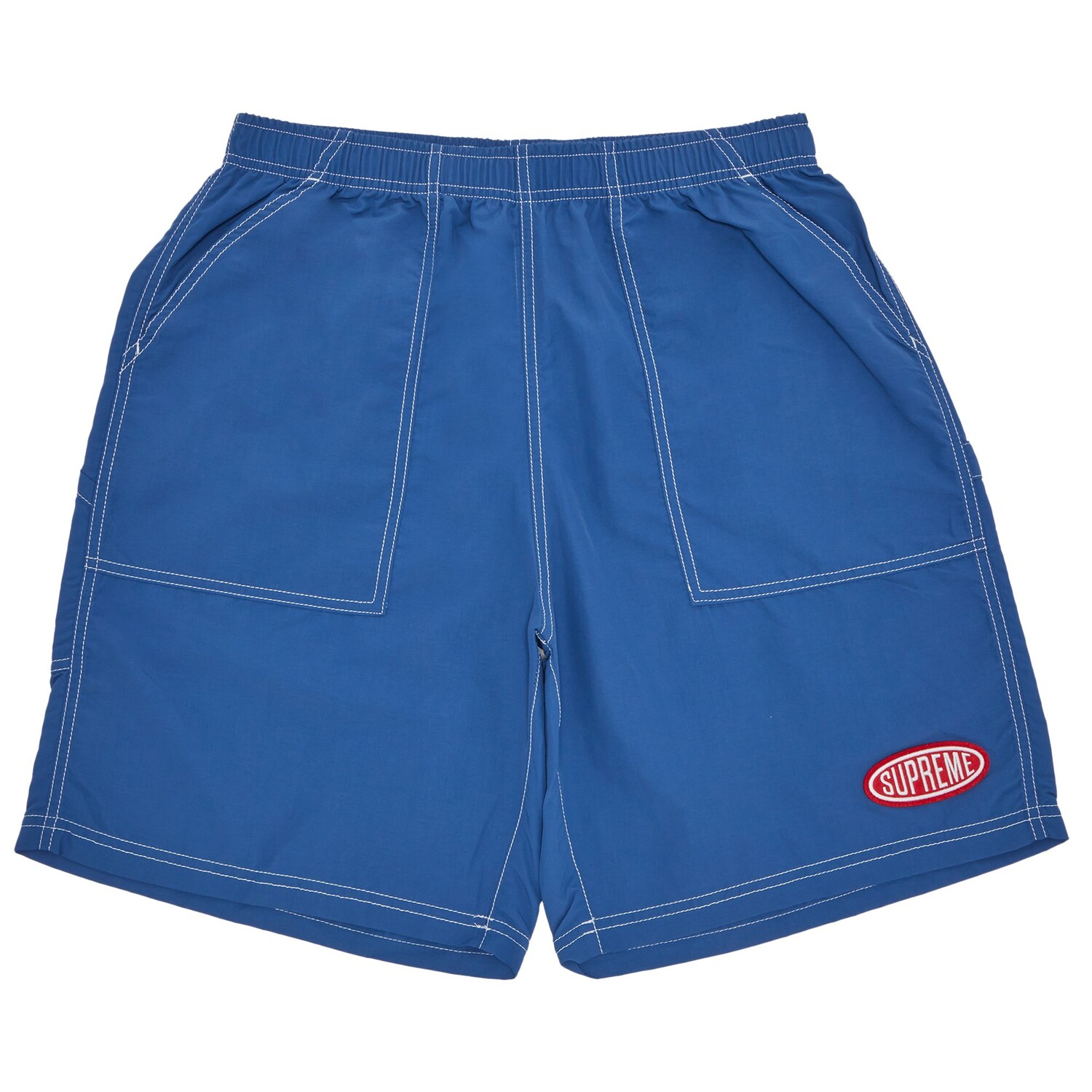 

Нейлоновые шорты Supreme, бледно-голубые