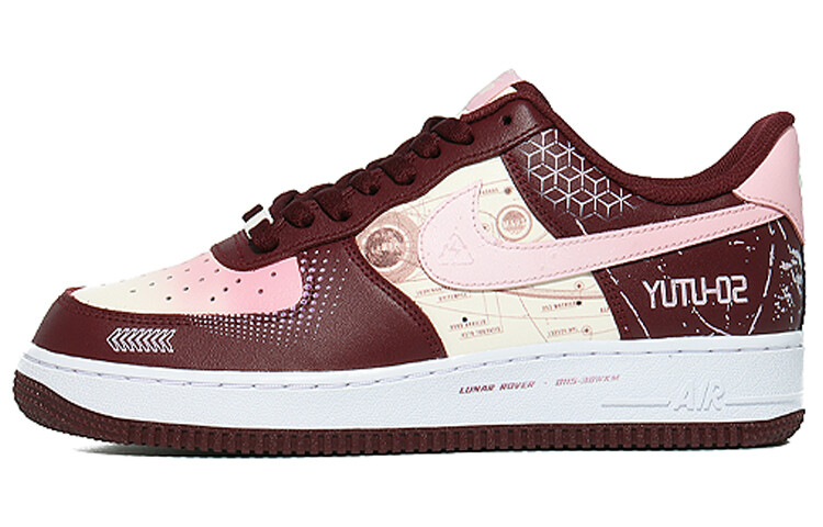 

Кроссовки Nike Air Force 1 Skateboarding Shoes Unisex Low-top Red/White, цвет Rouge