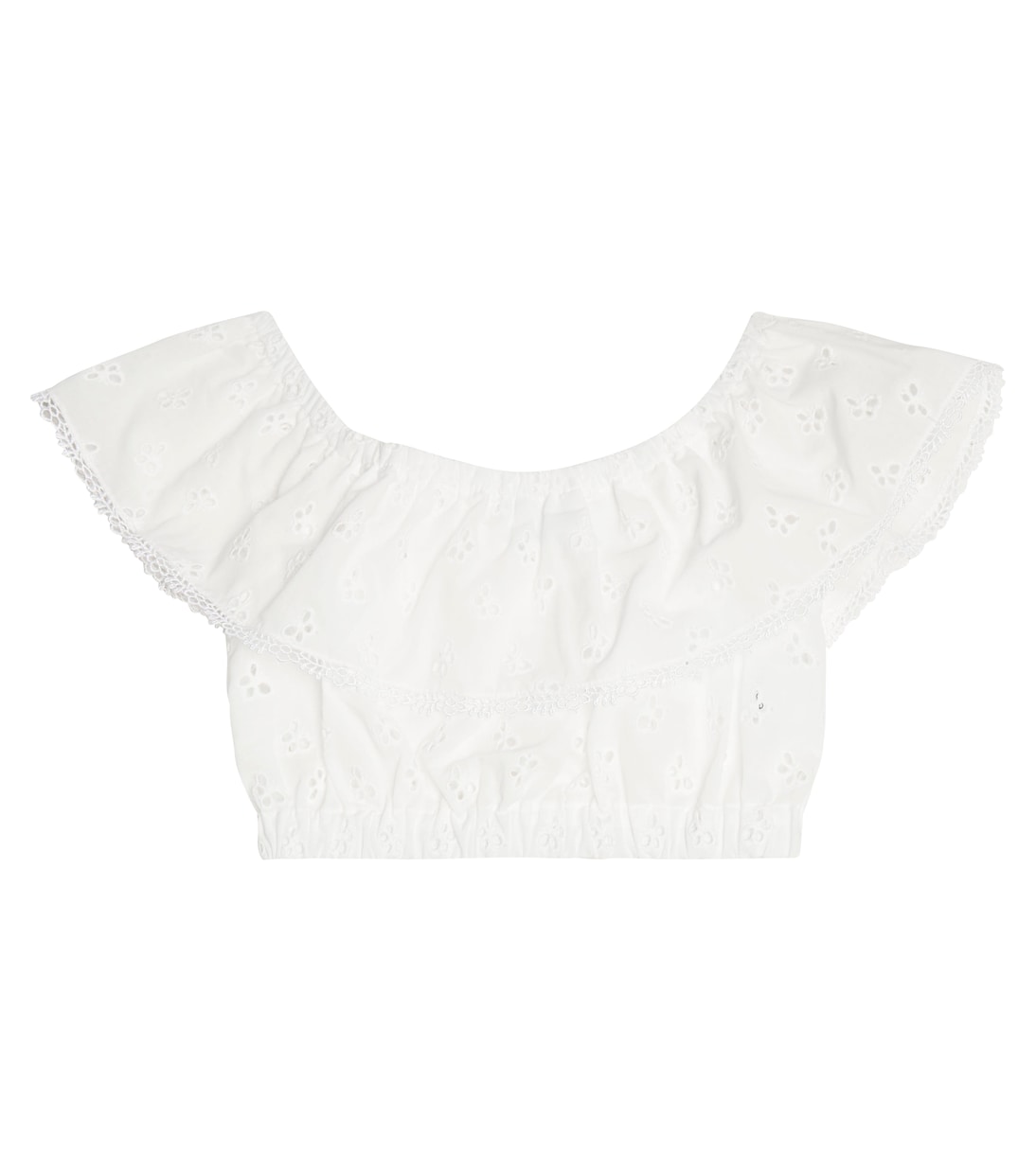 

Хлопковый топ с вышивкой англез Paade Mode, Butterfly White