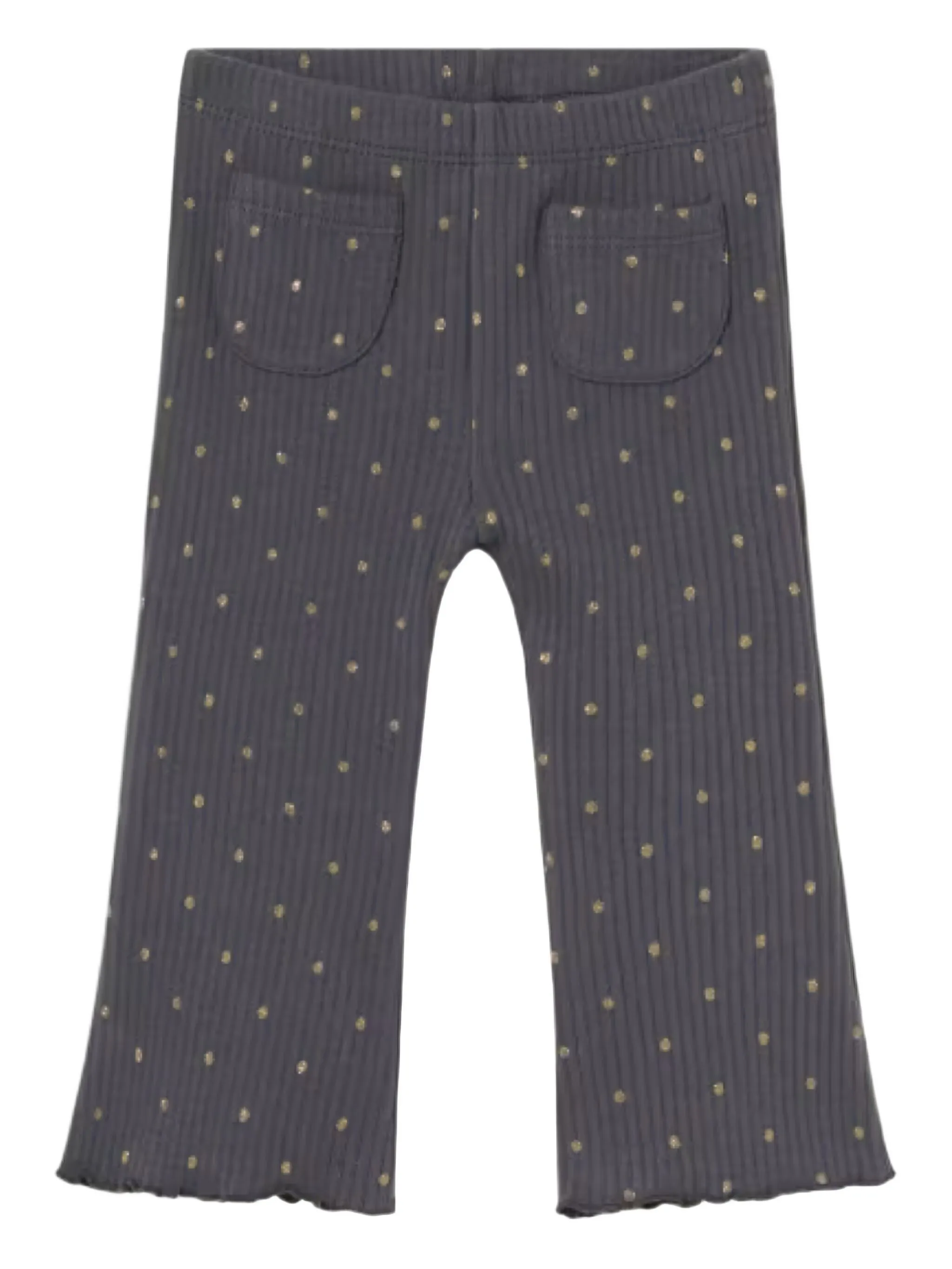 

Детские леггинсы-клеш в рубчик Mayoral, серый