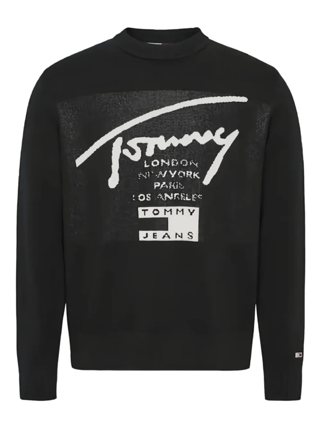 

Хлопковая толстовка Tommy Hilfiger, черный