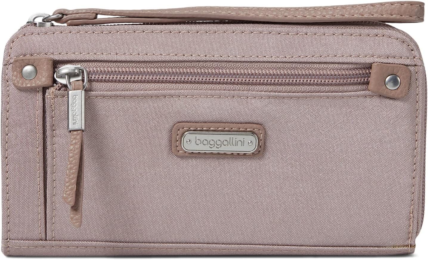 

Кошелек на молнии Baggallini, цвет Blush Shimmer