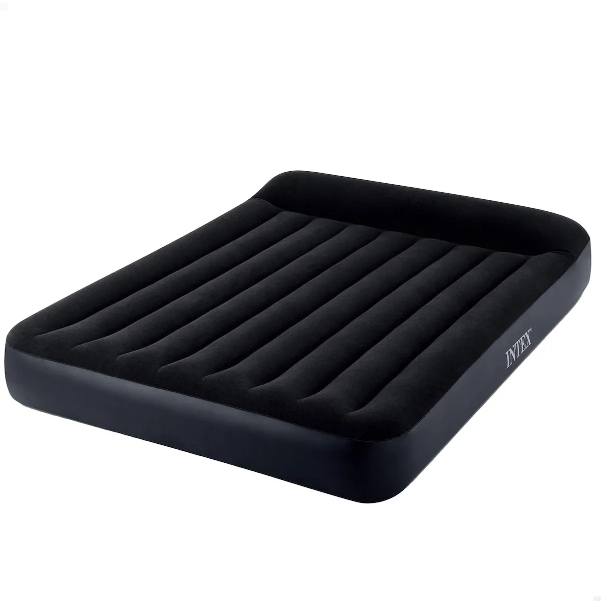 

Intex Pillow Rest Двойной надувной матрас с инфлятором, черный