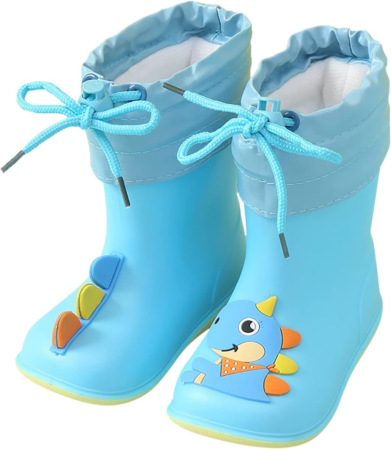 

Резиновые сапоги для детей, цветные плюшевые, детская обувь для воды, ЭВА, высокие резиновые сапоги для девочек, детские резиновые сапоги Generic, H