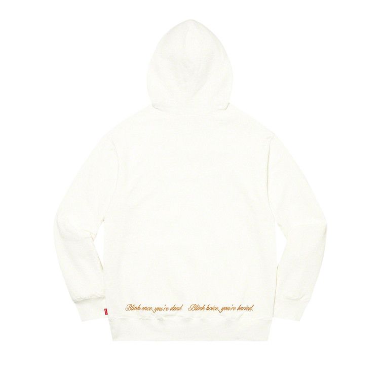 Толстовка Supreme Aeon Flux Zip Up Hooded Sweatshirt, White — фото 2